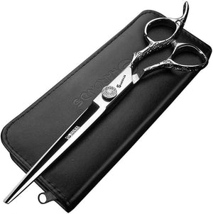 7 inch Professional Hairdressing Barber Salon Scissors 19cm Cutting Scissors (Silver)