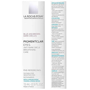 La Roche-Posay Pigmentclar Dark Circles Eye Cream with Caffeine Brightens Under Eye Area and Targets Dark Circles