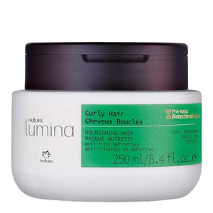 Natura - Lumina Curly Hair Recovery Mask ? Deep Hydration Frizz Control &amp Curl Definition Treatment | 100% Vegan Sulfate- &amp Silicone-Free (250 ml)