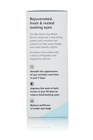 BOOST LAB Bio-Active Eye Reset Serum for Women &amp Men- Fights Dark Circles Wrinkles Lines &amp Puffy Eye Bags ? Re-Energize Skin &amp Revitalize Eyes - Paraben Sulphate &amp Fragrance Free -