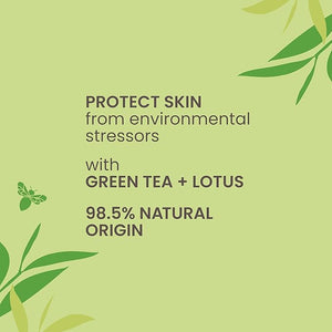 Burt's Bees Green Tea Face Serum, Protects &amp; Improves Skin Tone with Antioxidant Rich Green Tea &amp; Lotus, Naturally Brightening &amp; Firming, Lightweight - Antioxidant Booster Serum (1 oz)