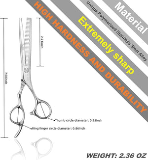 High-end Professional Hair Thinning Scissors Hair Cutting Teeth Shears Barber Hairdressing Texturizing Scissor Extremely Very Sharp 6.25 Inch Stainless Steel Alloy For Men,Women,Salon &amp; Home