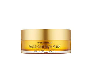 TONYMOLY Intense Care Gold Snail Eye Mask Pot 7 oz ? Hydrating Snail Mucin Hydrogel Eye Patches for Dark Circles Puffiness &amp Fine Lines ? Firming Brightening Korean Skincare Under Eye Treatment
