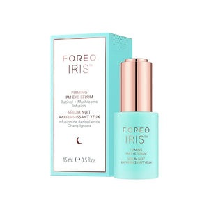 Foreo IRIS Firming PM Eye Serum - Retinol - Mushroom Extract - Vitamin E - Bakuchiol - Travel size Treatment Products - Dark Circles &amp Bags - Fragrance Free - All Skin Types - 0.5 oz