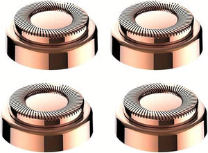 Electric Hair Remover Replacement Head Lipstick Shaver Electric Eyebrow Trimmer Mini Shaver Epilator Painless Women's Shaving(4Pcs)