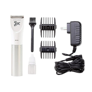 Cricket Stylist Xpressions Professional Stylist Electric Hair Trimmer for Men and Women - Rechargeable Cordless Clipper for Body and Beard Grooming Silver Streak