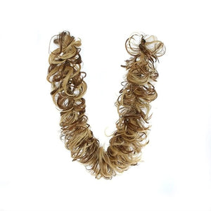 SONGCHAO Fake Hair Bun Messy Bun Ponytail Hair Extensions 80cm Long with Elastic Rubber Band Synthetic Fluffy Wrap Wig Women Hair Bun Hair Accessories (Color : 22H10)
