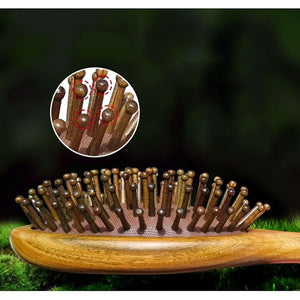 NALoRa Women Mens Wood Massage Hairbrush Scalp Massagers Air Cushion Hair Combs Hair Brushes Massage Tools Hair Care Styling Tools