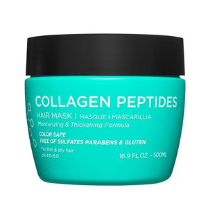 Luseta Thickening Hair Mask with Collagen Peptides Strenghten and Moisturize for Thin &amp Dry Hair Promote Thickness and Reduce Breakage for Fuller-Looking Hair 16.9oz