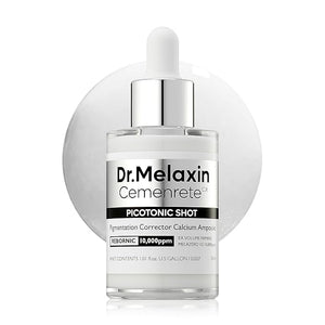 Dr.Melaxin Cemenrete Picotonic Shot Calcium Serum for Firming Density collagen serum Even Skin Tone &amp Skin Clarity Anti-aging Dark spot care 1.01 fl.oz.