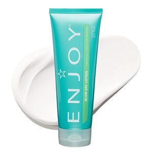 ENJOY Blow Dry Lotion Curly Hair Products Hair Styling Cream Hair Styling Products Best for Lifeless or Dry Hair - 8 Oz
