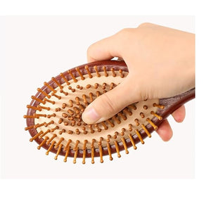 NALoRa Women Massage Hairbrush Mens Scalp Massagers Wood Hair Brushes Hair Care Massage Tools Air Cushion Hair Combs
