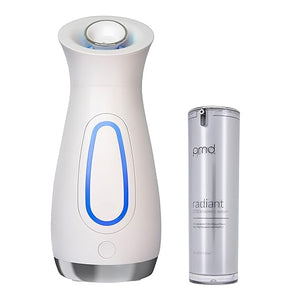 PMD SilkSteam Pro - Spa-Grade Facial Steamer with SilkSteam Technology - Rapid Start-Up - Adjustable Directional Nozzle - Essential Oil Filters - Dewy Hydrated Glow