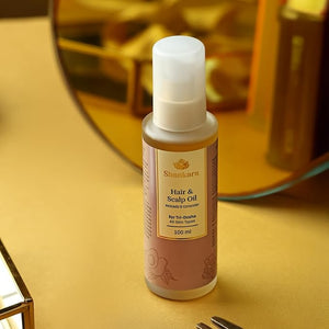 Shankara Hair and Scalp Oil for Women and Men with Avocado Alma Lavender and Vitamin-E ? Perfect Organic Hair oil for Hair Growth Conditioning Damaged Hair and Treating Scalp (100ml)