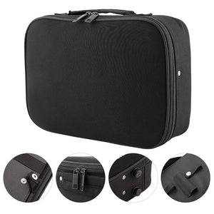 Large Capacity Barber Carrying Case Professional Barber PU Leather Hairdressing Hair Scissors Bag Hair Styling Tool Case