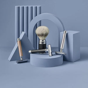 M?HLE TRADITIONAL R41 Double Edge Safety Razor (Open Comb) For Men - Perfect for Every Day Use, Barbershop Quality Close Smooth Shave