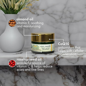 SanRe Organic Skinfood - Eye Candy - USDA Organic Anti-Aging Eye Contour Cream