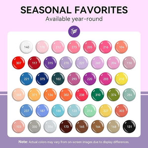 phoenixy 63 Pcs Gel Nail Polish Kit with U V light and Drill, 50 Pcs Gel Polish with 5 Pcs Base Top Coat Manicure Starter Nail Polish Set Christmas Gifts for Women ST9017