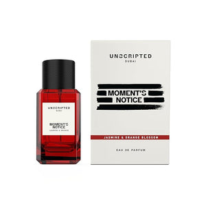 Unscripted Moment's Notice - Perfumes for Women and Men - Women and Men Cologne with Orange Blossom Bergamot and Vanilla - Travel Size - 1.7 oz