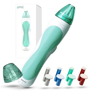 PMD Personal Microderm Pro - At-Home Microdermabrasion Machine with Kit for Face &amp Body Exfoliating Crystals and Vacuum Suction for Fresh Radiant Skin &amp High Low Speed Option(Pack of 1)