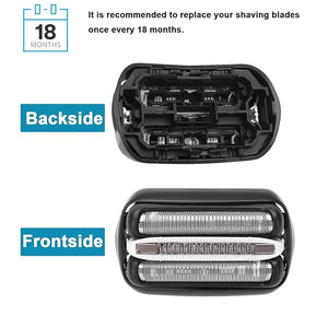 Vifycim 21B Shaver Replacement Foil and Cutter Compatible with Braun Shaver Replacement Head Blade Trimmer Part Cassette Cartridge Compatible with Braun Series 3 300S301S310S320S330S340S360S