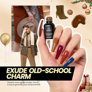 Beetles 85 Pcs Gel Nail Polish Kit with U V Light - 55 Colors Nails Kit Jelly Pink Red Gel Nail Polish Style Manifesto with Base Top Coat for Winter Christmas DIY Manicure Set Gifts for Women Teens