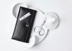 ZWILLING Beauty TWINOX 6-pc Manicure Premium Care Set with Black Leather Case Asian Competence Gift Set