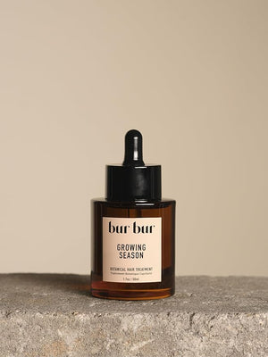 BUR BUR Growing Season Hair Growth And Repair Oil | With Burdock Nettle Oil and Vitamin C for Visibly Fuller Stronger and Shinier Hair.
