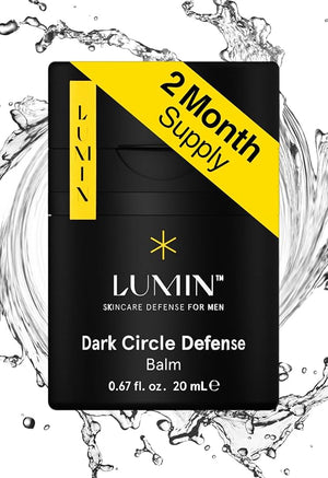 Lumin - Men's Dark Circle Defense Balm - Anti-Aging Korean Formulated Eye Cream Treatment for dark circles fine lines &amp wrinkles Suitable for all skin types Daily Use 20ml 1-Pack