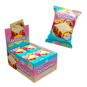 Prime Bites Protein Brownie from Alpha Prime Supplements | High Protein Collagen Fortified Low Sugar Treat | Delicious Snack | 12 Bars per Box (Birthday Cake Blondie)