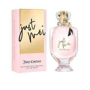 Juicy Couture Just Moi Eau de Parfum Spray for Women Amber Vanilla Perfume with Cacao Blossom Magnolia &amp Musk Long-Lasting Scent