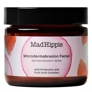 Mad Hippie MicroDermabrasion Facial - Exfoliating Face Scrub with Glycolic Acid, Mandelic Acid, AHA Complex &amp; Hyaluronic Acid, 2.1 Fl Oz
