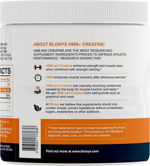 HMB + Creatine Supplement - 3g Daily HMB for Enhanced Strength Power &amp Recovery Ideal for High-Intensity Athletes 30-Day Supply