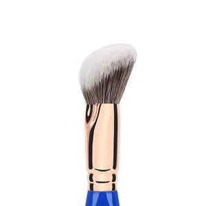Bdellium Tools Professional Makeup Brush - Golden Triangle 968 BDHD Phase II - With All Vegan and Soft Synthetic Fibers For Versatile Application &amp Blending (Blue 1pc)