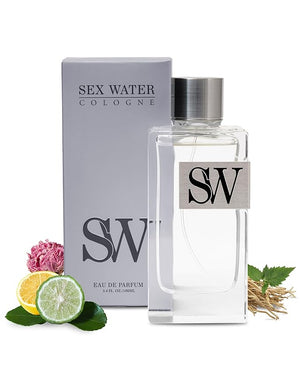 Sex Water Cologne for Men ? 3.4 FL Oz Eau de Parfum Spray ? Luxury Seductive Designer Summer Scent ? Long Lasting, Hypoallergenic Masculine Romantic Men¡¯s Fragrance Infused with Bergamot, Amber &amp;