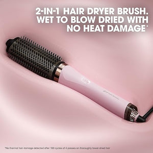ghd Duet Blowdry-Hair Dryer Brush | Wet to Blow Dried with No Heat Damage | 3X More Volume with 24 Hour Long-Lasting Results | Blow Dry with No Fizz | 50% More Shine