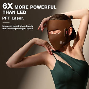 JOVS 4D Laser Light Therapy Mask Red Light Therapy Mask for Face with FPT Technology 4 Long Light Waves for Deep Anti-Aging and Wrinkle Reduction 6¡¿ More Powerful than LED Laser Tech