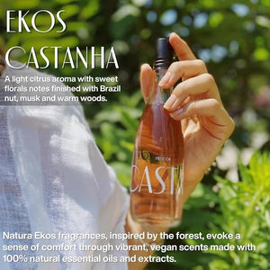 Natura Ekos Castanha Frescor Eau de Toilette - Long Lasting with Notes of Citrus Florals Brazil Nut &amp Musk - Floral &amp Citrus Women¡¯s Perfume 150 ml