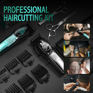 DSP Professional Hair Clipper for Men Brushless Motor with 4CR DLC+Ceramic Blade Rechargeable Cordless Hair Cutting Kit- Gift for Men Pack of 2