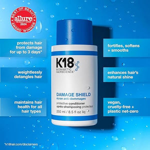 K18 Damage Shield Protective Conditioner Protects Hair from Daily Damage Improves Strength &amp Shine