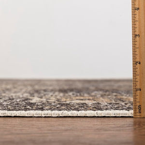 Keen Home Design 6x9 Rug - Machine Washable Area Rug with Non-Slip Backing Ideal for Living Room Dining Room Bedroom - Vintage Easy Clean Durable Low Pile Rug - (6' x 9')