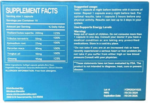 Men¡¯s Vitality Supplement with Butea Superba ? Helps Boost Energy, Strength, and Endurance ? 10-Pack