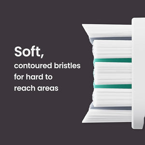 quip Ultra Brush Pod Refill Heads - 4 Pack - Verified quip Brush Head Refills for Sonic Electric Toothbrushes - Soft Bristles Compact - Last 3 Months Each - White