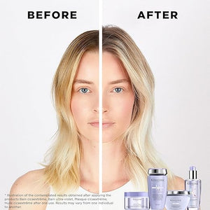 Kerastase Blond Absolu Cicaflash Conditioner - For Bleached &amp Damaged Hair Strengthens &amp Nourishes With Hyaluronic Acid Protects Against Breakage