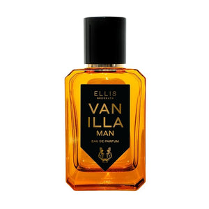 Ellis Brooklyn VANILLA MAN Eau de Parfum for Men 1.7oz / 50ml ? Warm Spicy Fragrance with Vanilla Absolute, Bergamot, Clary Sage &amp; Cedarwood ? Warm, Rich, Modern Scent