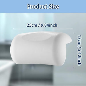 Bath Pillow Bathtub Pillow Bath Pillows for Tub Head and Neck Support Waterproof Bath Tub Pillows with Strong Non-Slip Suction Cups Relaxing Bath Accessories for Soaking Spa White