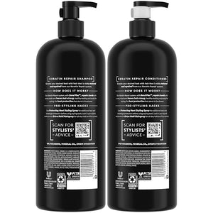 TRESemm? Shampoo and Conditioner Keratin Repair ? Bond Repair Hair Treatment Frizz Control 28 Oz Ea
