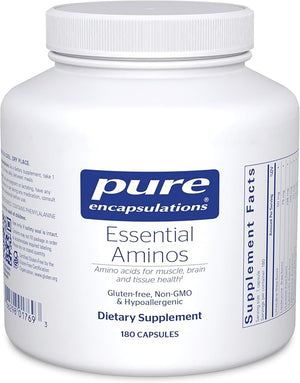 Pure Encapsulations Essential Amino Acids - Muscle Recovery Support &amp Health* - with Leucine Threonine &amp Tryptophan - 180 Capsules