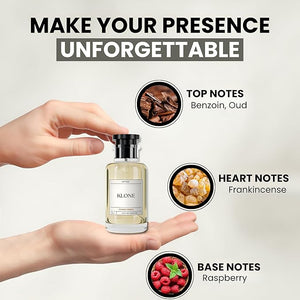 Nomad Magic Eau de Parfum Scents (50ml) - Long Lasting Cologne for Men Inspired by Ombre Nomade - Skin Friendly Perfume for Men with Notes of Oud, Raspberry &amp; Frankincense - Paraben Free