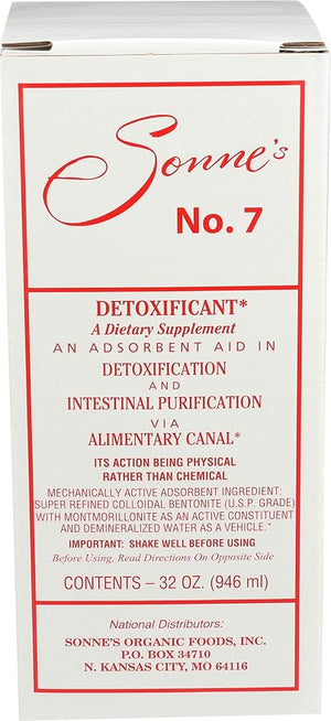 Sonne's Organic Foods - Sonne's No. 7 Detoxification 32 fl oz Liquid